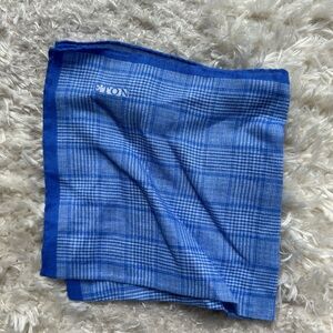 Eton Blue Plaid Handkerchief